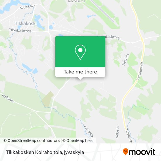 Tikkakosken Koirahoitola map