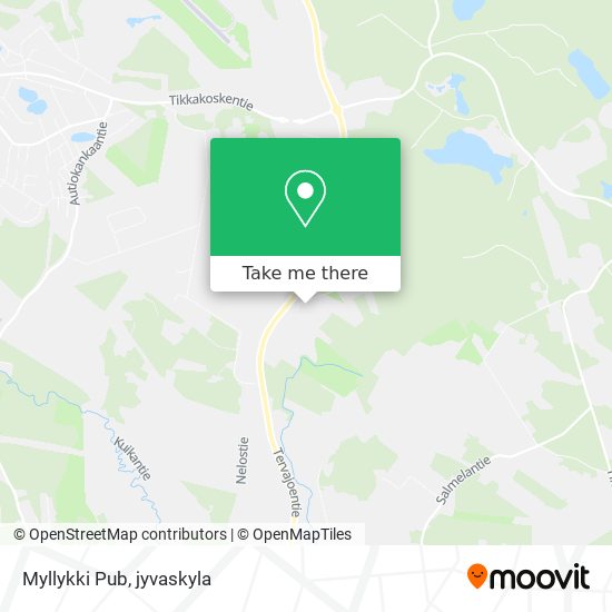 Myllykki Pub map
