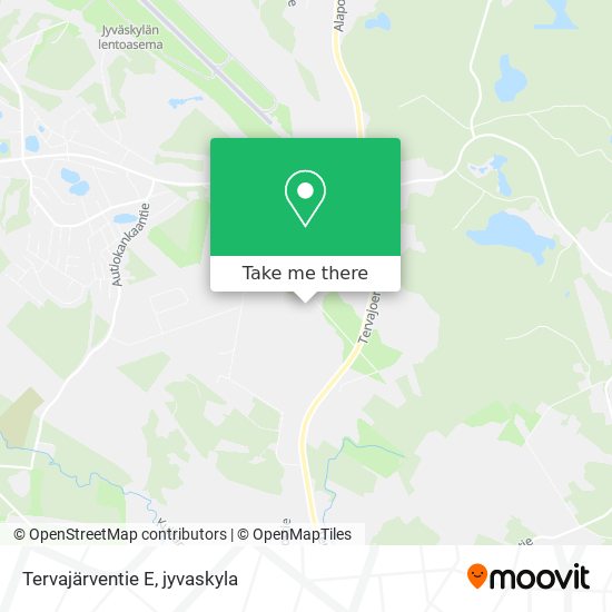 Tervajärventie E map