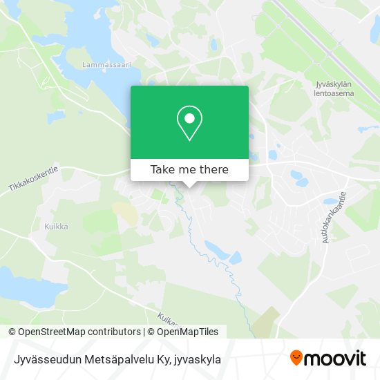 Jyvässeudun Metsäpalvelu Ky map