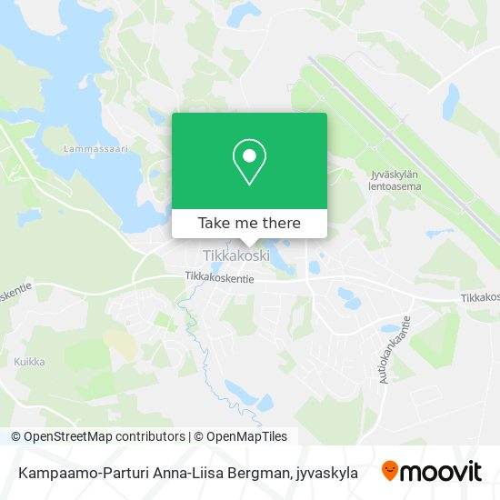 Kampaamo-Parturi Anna-Liisa Bergman map