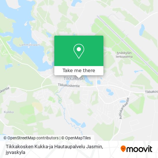 Tikkakosken Kukka-ja Hautaupalvelu Jasmin map