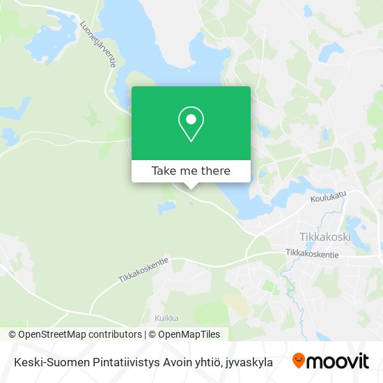 Keski-Suomen Pintatiivistys Avoin yhtiö map