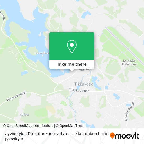 Jyväskylän Koulutuskuntayhtymä Tikkakosken Lukio map