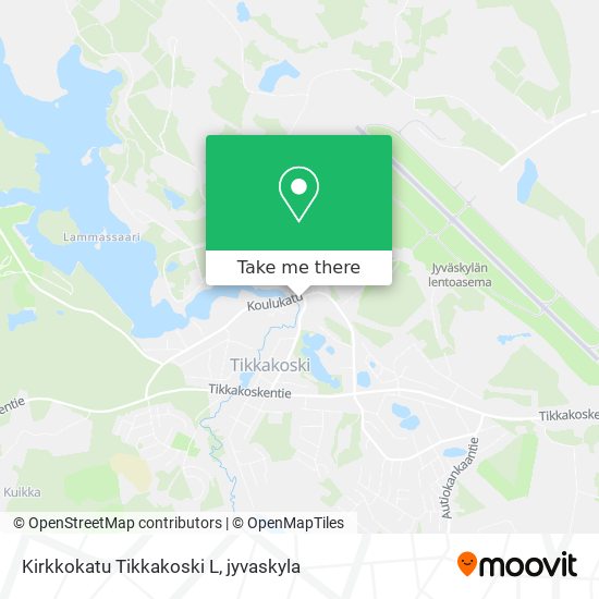 Kirkkokatu Tikkakoski L map