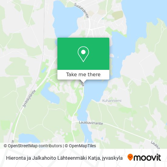 Hieronta ja Jalkahoito Lähteenmäki Katja map