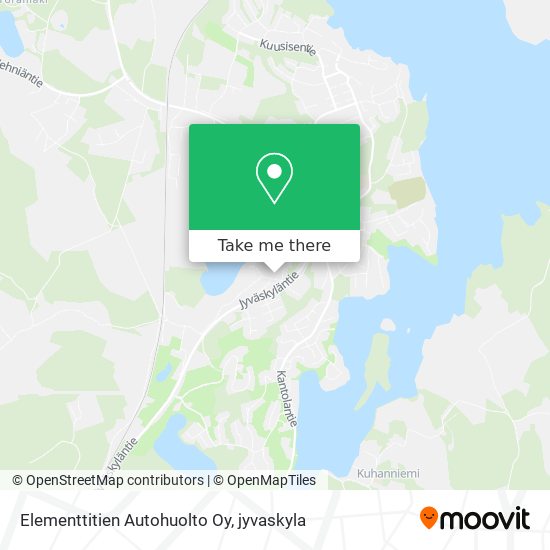 Elementtitien Autohuolto Oy map