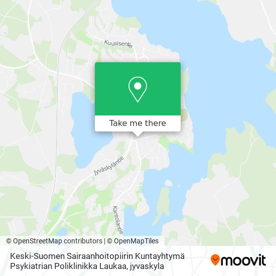 Keski-Suomen Sairaanhoitopiirin Kuntayhtymä Psykiatrian Poliklinikka Laukaa map