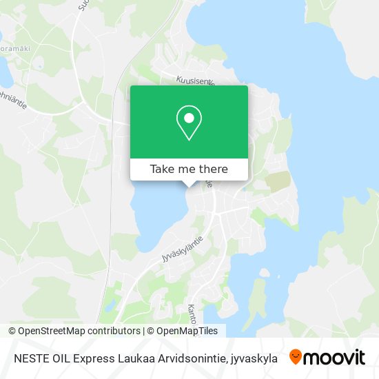 NESTE OIL Express Laukaa Arvidsonintie map