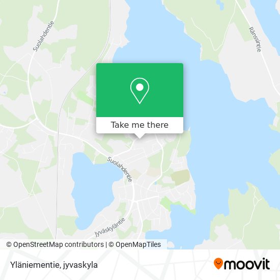 Yläniementie map