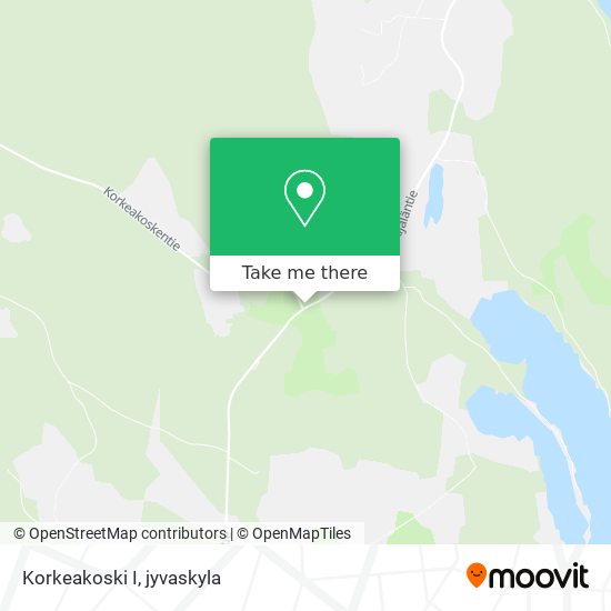 Korkeakoski I map