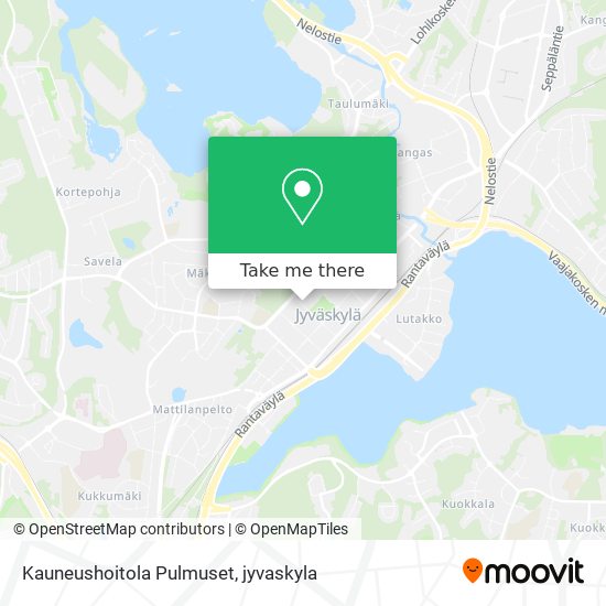 Kauneushoitola Pulmuset map