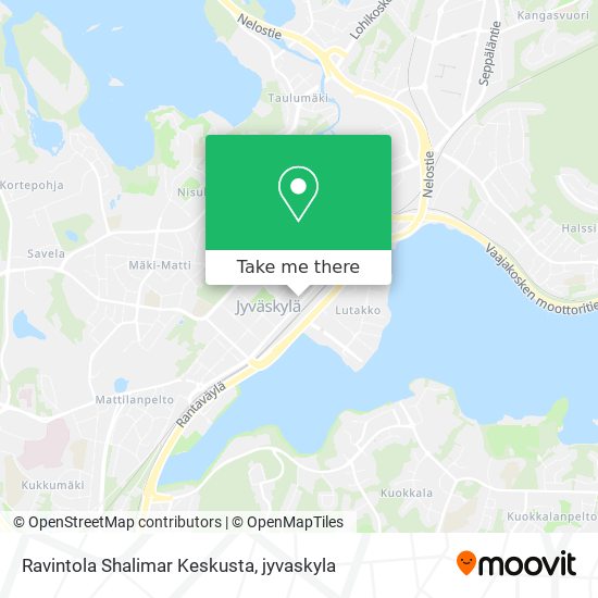 Ravintola Shalimar Keskusta map