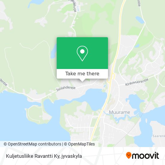 Kuljetusliike Ravantti Ky map