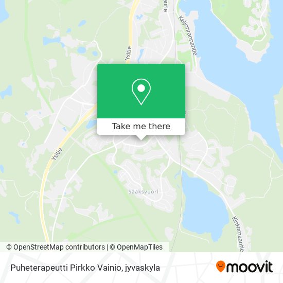 Puheterapeutti Pirkko Vainio map