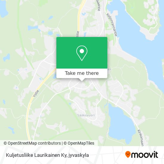 Kuljetusliike Laurikainen Ky map
