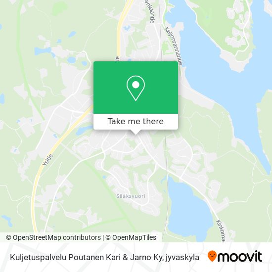 Kuljetuspalvelu Poutanen Kari & Jarno Ky map