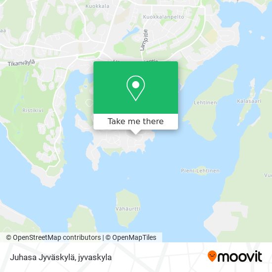 Juhasa Jyväskylä map