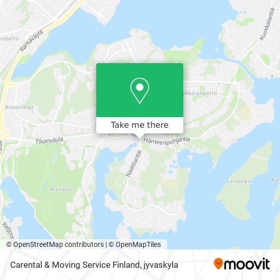 Carental & Moving Service Finland map