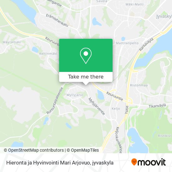 Hieronta ja Hyvinvointi Mari Arjovuo map