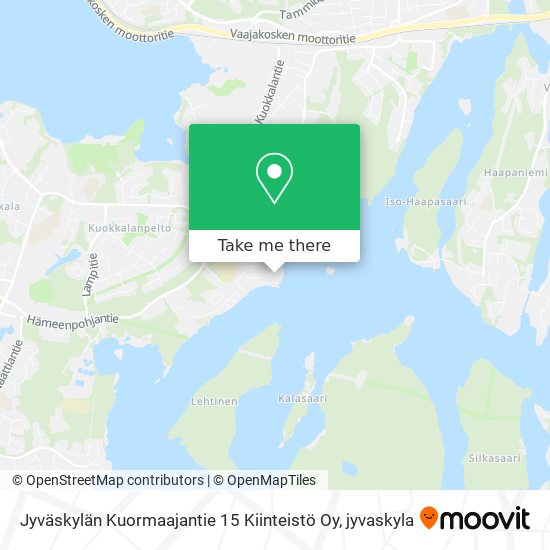 Jyväskylän Kuormaajantie 15 Kiinteistö Oy map