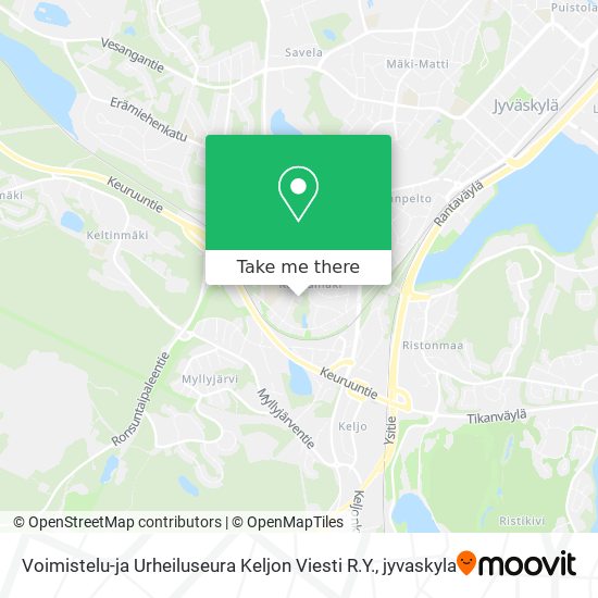 Voimistelu-ja Urheiluseura Keljon Viesti R.Y. map