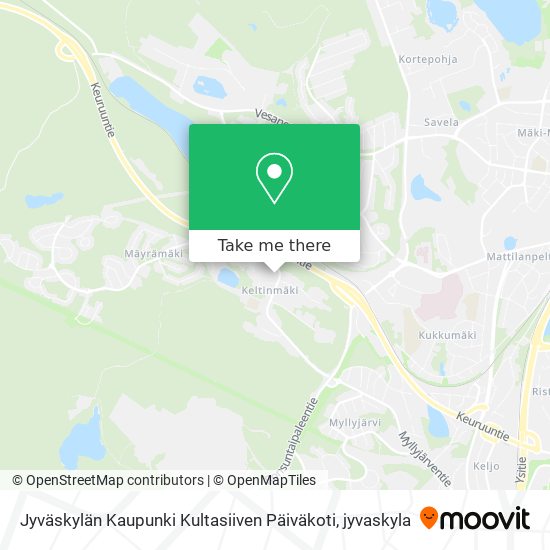 Jyväskylän Kaupunki Kultasiiven Päiväkoti map