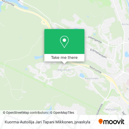 Kuorma-Autoilija Jari Tapani Mikkonen map