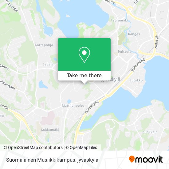 How to get to Suomalainen Musiikkikampus in Jyväskylä by Bus?