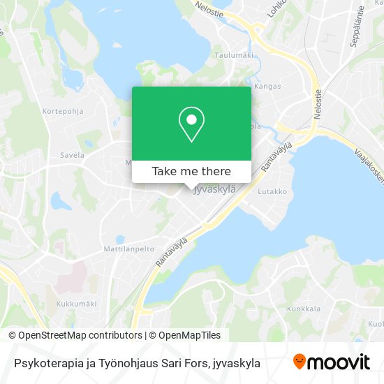 Psykoterapia ja Työnohjaus Sari Fors map