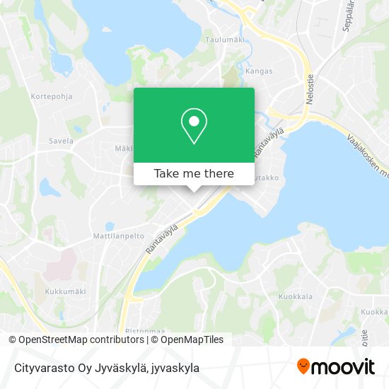 Cityvarasto Oy Jyväskylä map