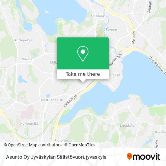 Asunto Oy Jyväskylän Säästövuori map