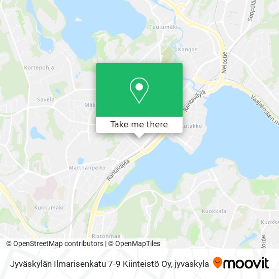 Jyväskylän Ilmarisenkatu 7-9 Kiinteistö Oy map