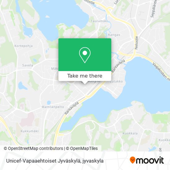 Unicef-Vapaaehtoiset Jyväskylä map
