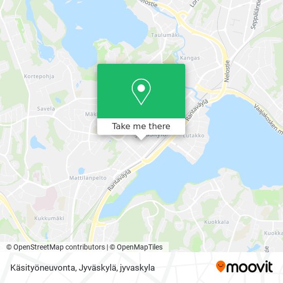 Käsityöneuvonta, Jyväskylä map