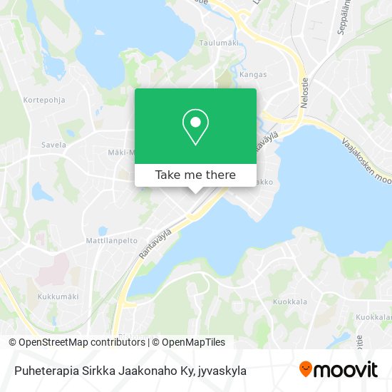 Puheterapia Sirkka Jaakonaho Ky map