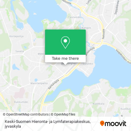 Keski-Suomen Hieronta- ja Lymfaterapiakeskus map
