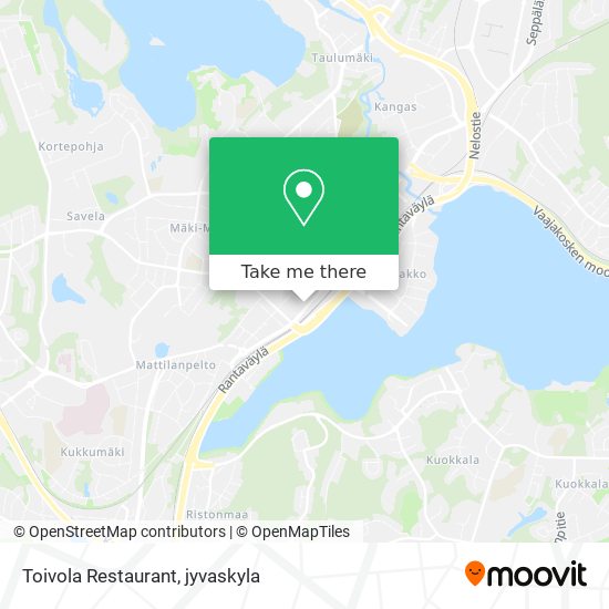 Toivola Restaurant map