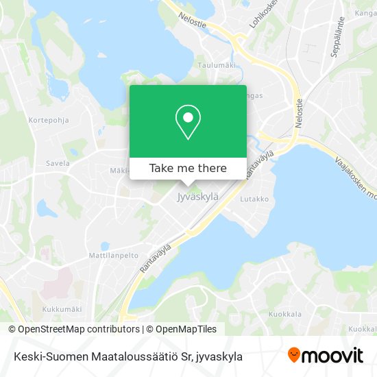 Keski-Suomen Maataloussäätiö Sr map