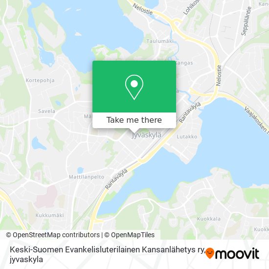 Keski-Suomen Evankelisluterilainen Kansanlähetys ry map