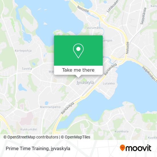 Prime Time Training map