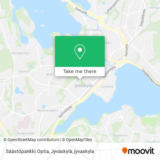 Säästöpankki Optia, Jyväskylä map