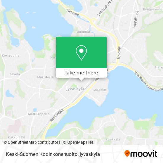Keski-Suomen Kodinkonehuolto map