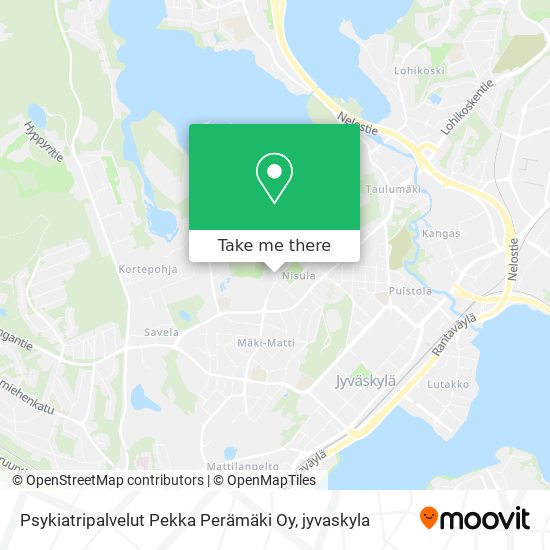 Psykiatripalvelut Pekka Perämäki Oy map