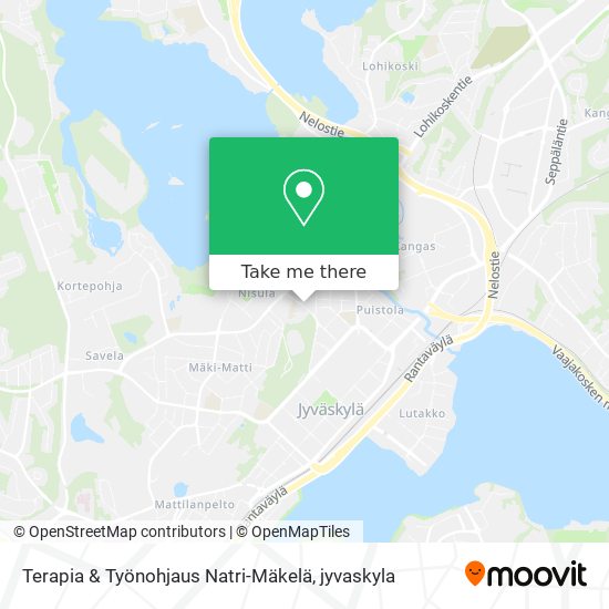 Terapia & Työnohjaus Natri-Mäkelä map