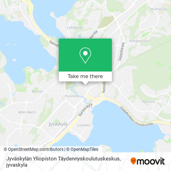 Jyväskylän Yliopiston Täydennyskoulutuskeskus map
