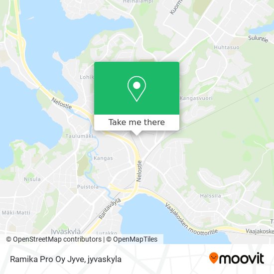 Ramika Pro Oy Jyve map