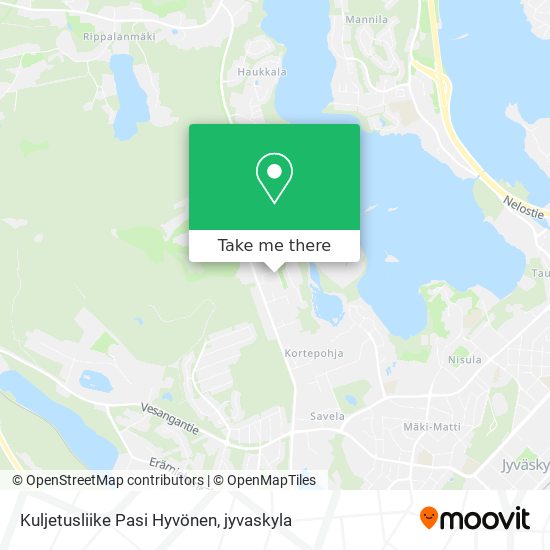 Kuljetusliike Pasi Hyvönen map