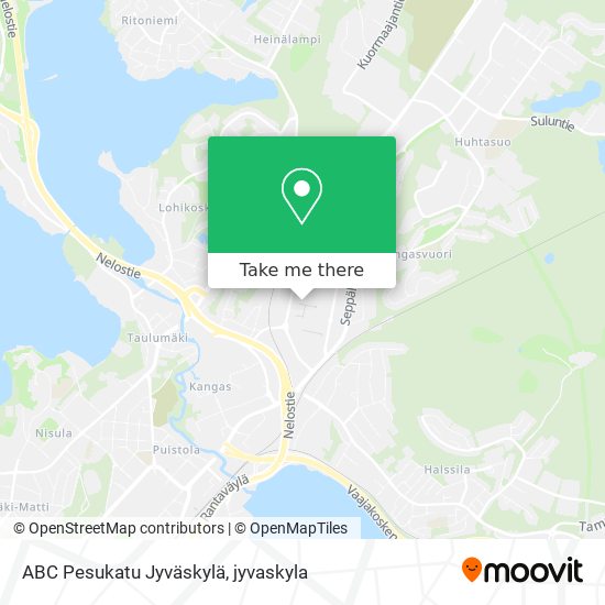 ABC Pesukatu Jyväskylä map