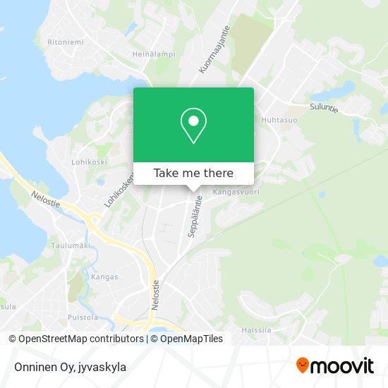 How to get to Onninen Oy in Jyväskylä by Bus?
